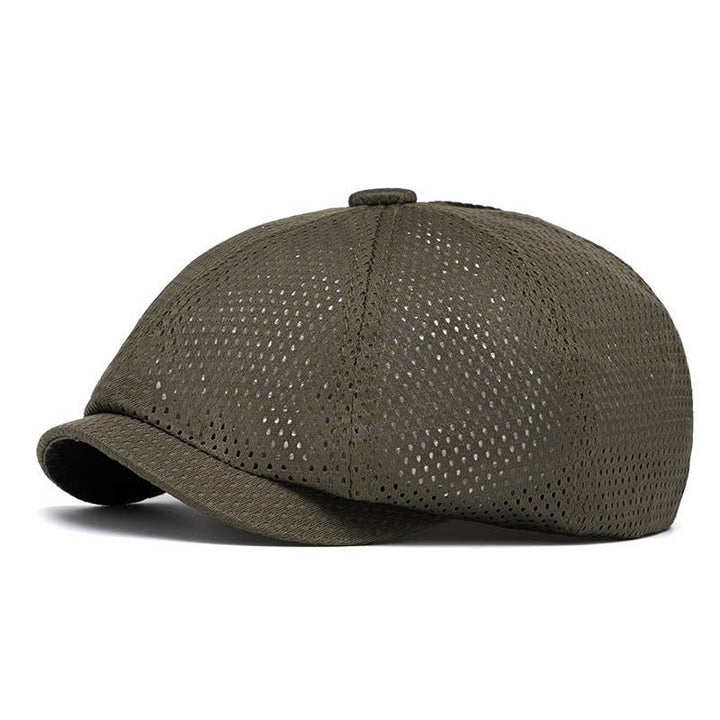 Cappello estivo con basco traspirante in rete tinta unita senza tempo - Verde scuro - M (22"-22 7/8") - image 11
