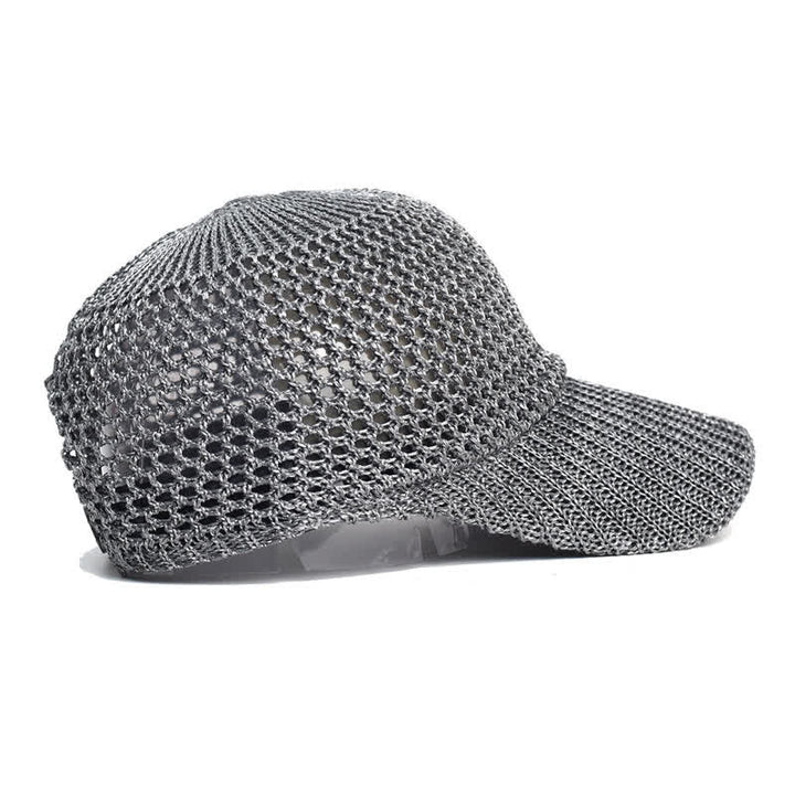 Cappellino da baseball estivo casual leggero classico in rete - image 4