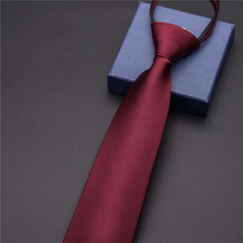 Cravatta vintage da uomo con stampa e fermacravatta intagliato - Stile n. 7 - Argento - image 9