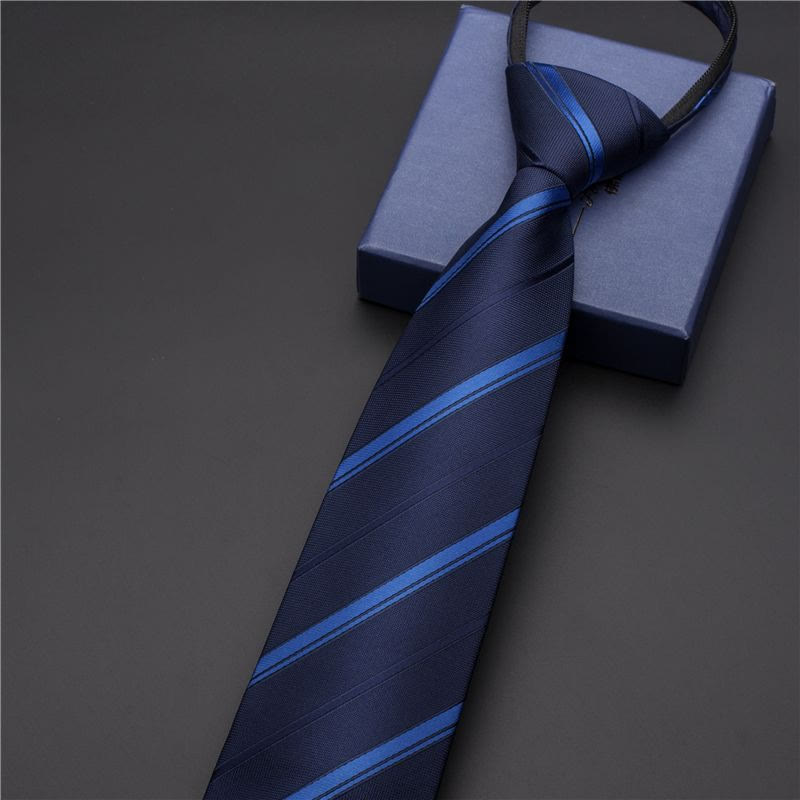 Cravatta vintage da uomo con stampa e fermacravatta intagliato - Stile n. 10 - Argento - image 13