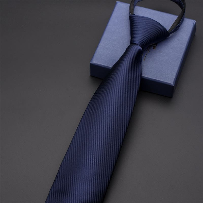 Cravatta vintage da uomo con stampa e fermacravatta intagliato - Stile n. 4 - Argento - image 5