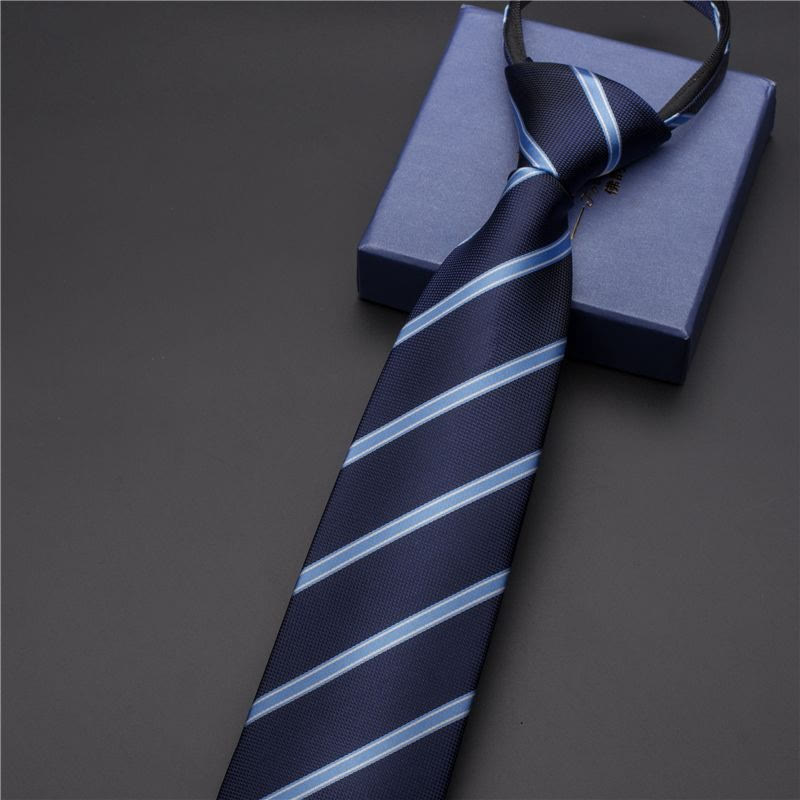 Cravatta vintage da uomo con stampa e fermacravatta intagliato - Stile n. 19 - Argento - image 24