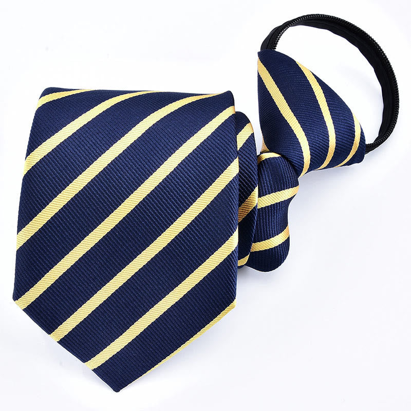Set di cravatte e gemelli da uomo in arenaria blu di lusso - Stile n. 3 - image 5
