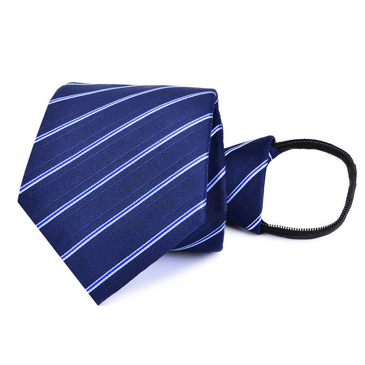 Set di cravatte e gemelli da uomo in arenaria blu di lusso - Stile n. 7 - image 9