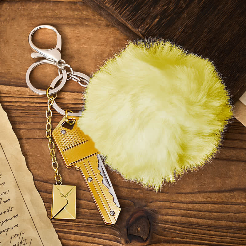 Portachiavi personalizzabile a forma di coltello tascabile a forma di chiave - Oro - image 5