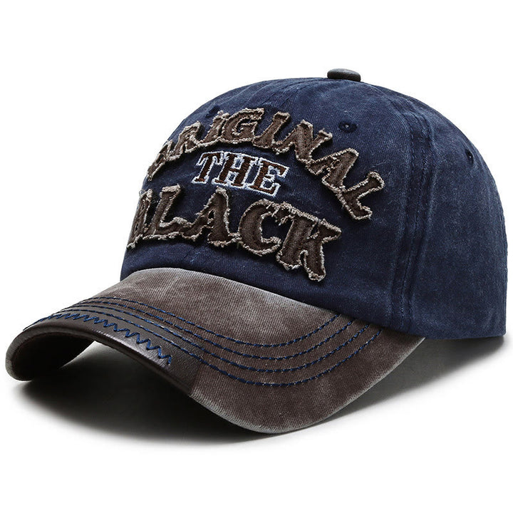 Cappellino da baseball originale con lettere ricamate a contrasto The Black Retro - Stile n. 5 - Regolabile (22''-23 5/8") - image 8