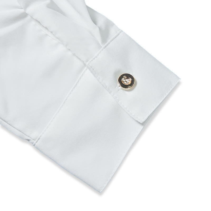 Camicia da uomo in stile western con stampa toro e freccia e doppie tasche sul petto. - image 7