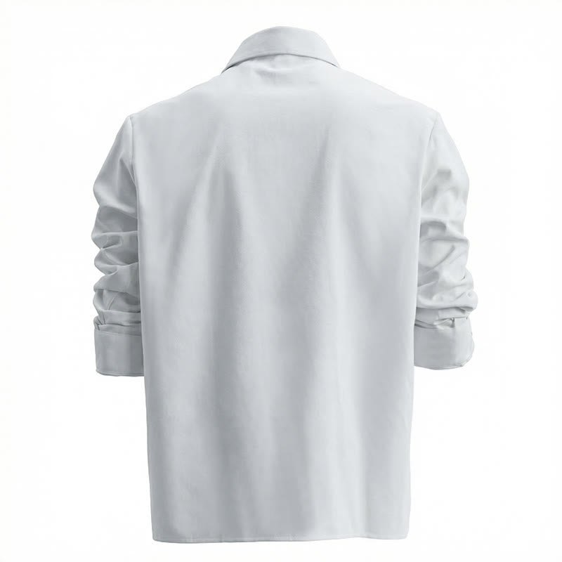 Camicia da uomo in stile western con stampa toro e freccia e doppie tasche sul petto. - image 3