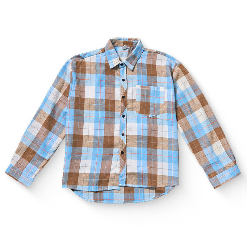 Camicia a maniche lunghe da uomo in stile cowboy western a quadri retrò - image 6