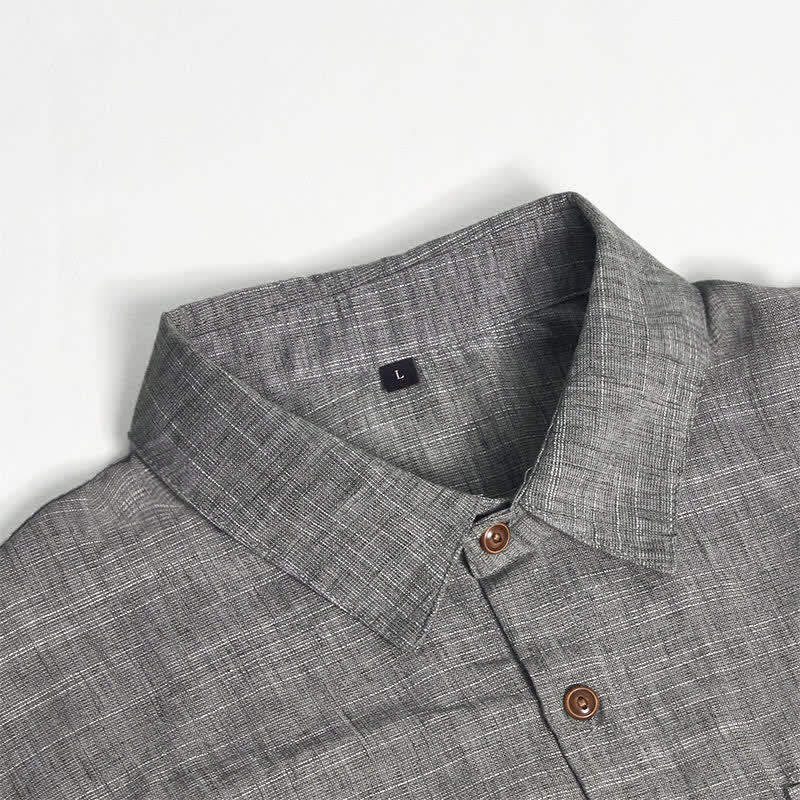 Camicia casual da uomo in stile western con tasche sul petto - image 10