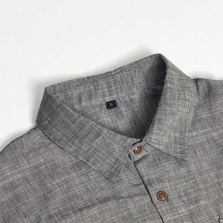 Camicia casual da uomo in stile western con tasche sul petto - image 10