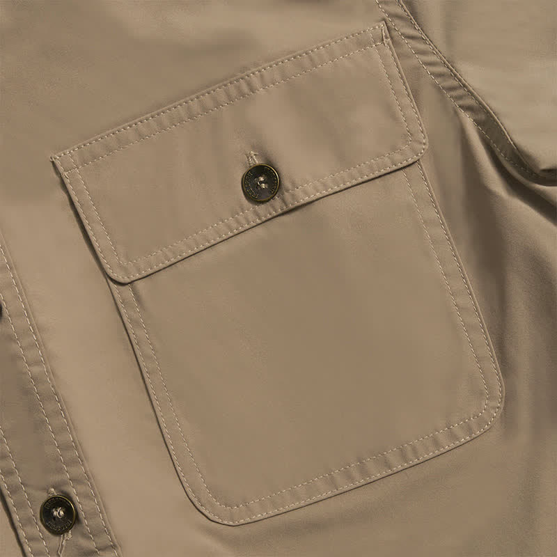 Camicia da cowboy estiva da uomo con tasche sul petto - image 9