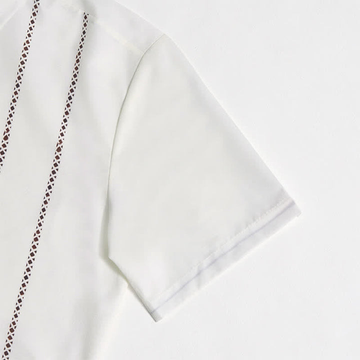 Camicia estiva casual da uomo a maniche corte con stampa 3D - image 19