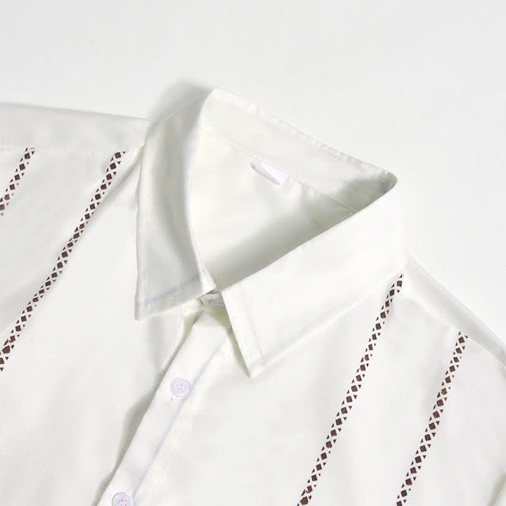 Camicia estiva casual da uomo a maniche corte con stampa 3D - image 17