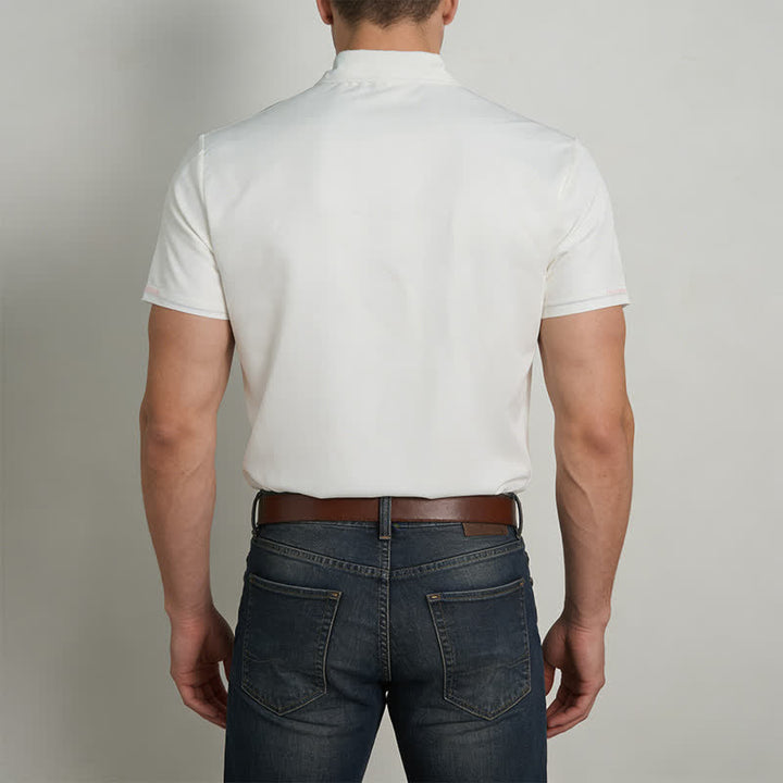Camicia estiva casual da uomo a maniche corte con stampa 3D - image 3