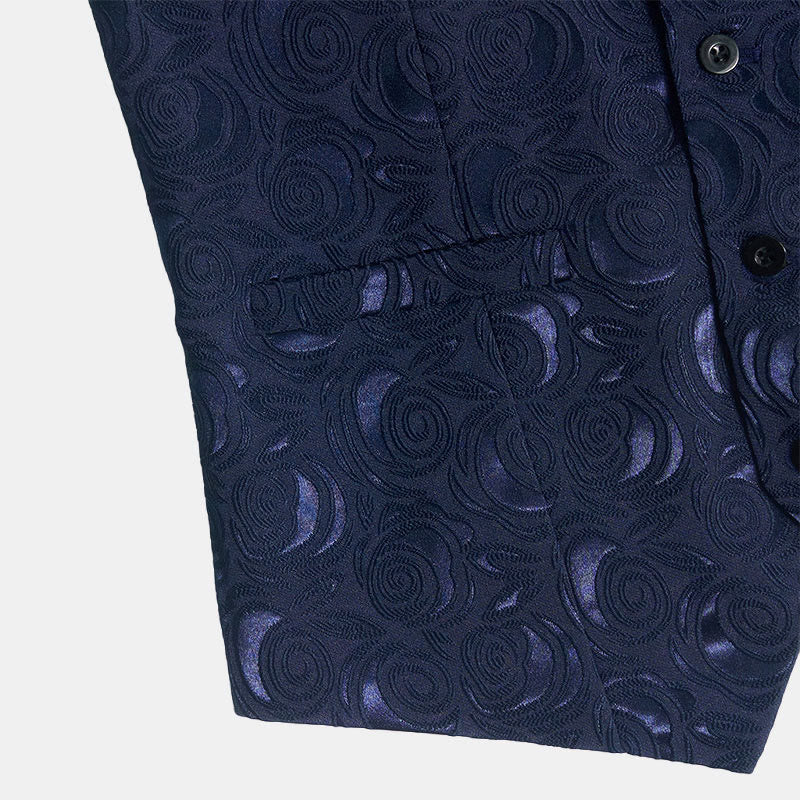 Gilet da uomo con tre tasche e fantasia paisley - image 6