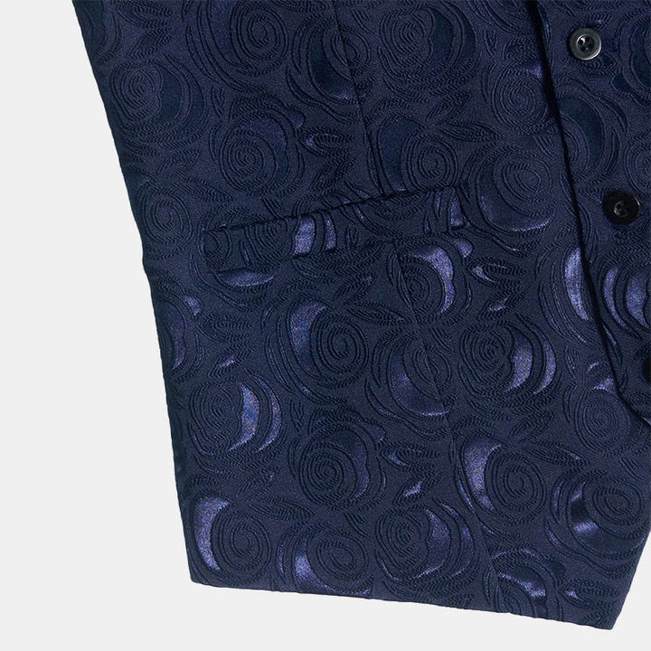 Gilet da uomo con tre tasche e fantasia paisley - image 6