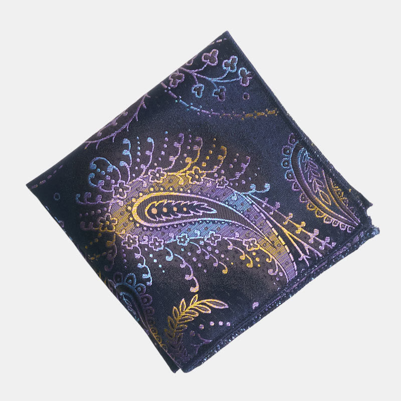 Completo da uomo composto da 3 pezzi con gilet elegante e fantasia paisley retrò. - image 12