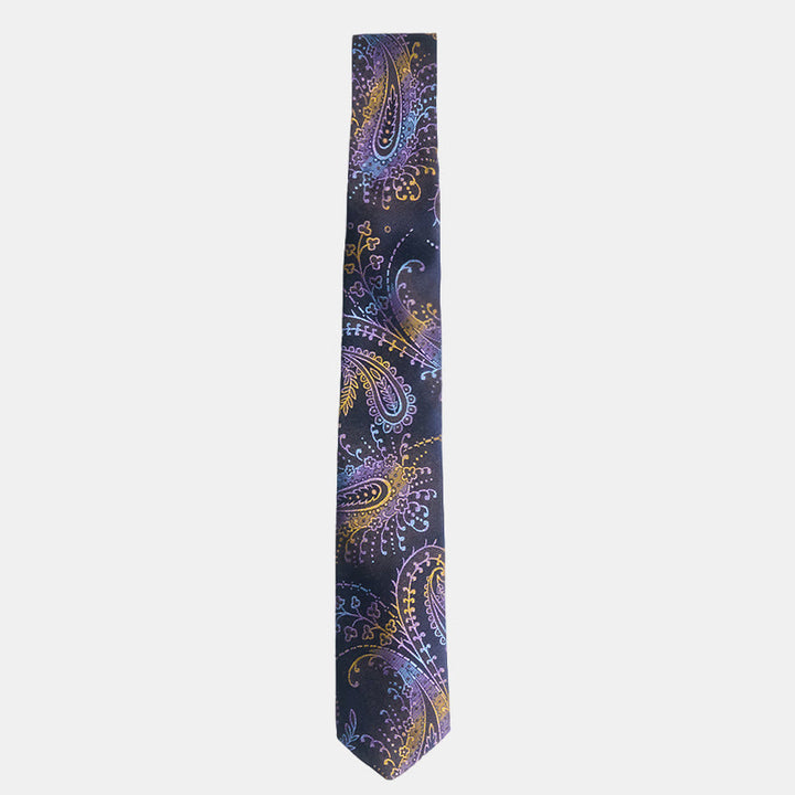 Completo da uomo composto da 3 pezzi con gilet elegante e fantasia paisley retrò. - image 13