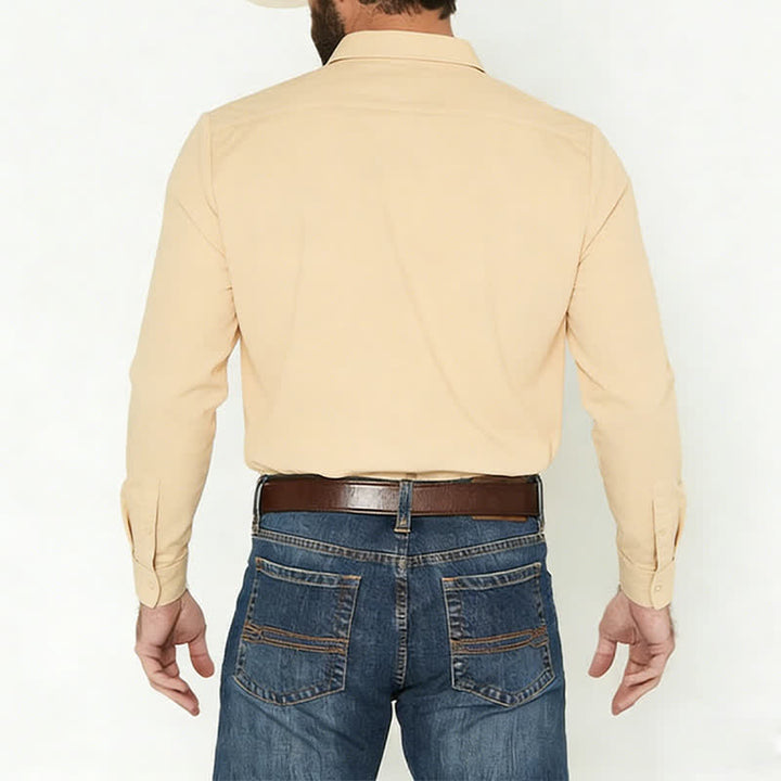 Camicia da uomo in stile cowboy tradizionale con stampa 3D - image 2