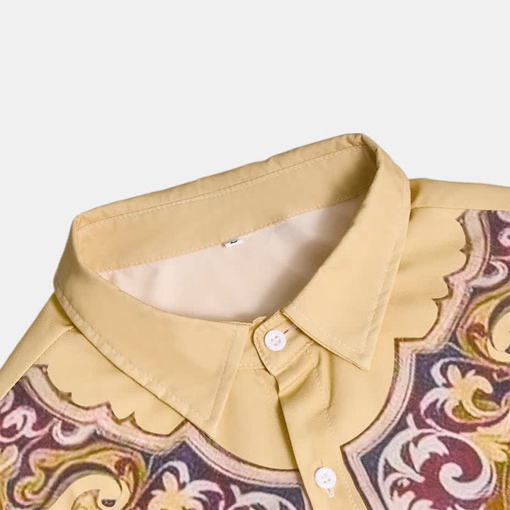 Camicia da uomo in stile cowboy tradizionale con stampa 3D - image 9