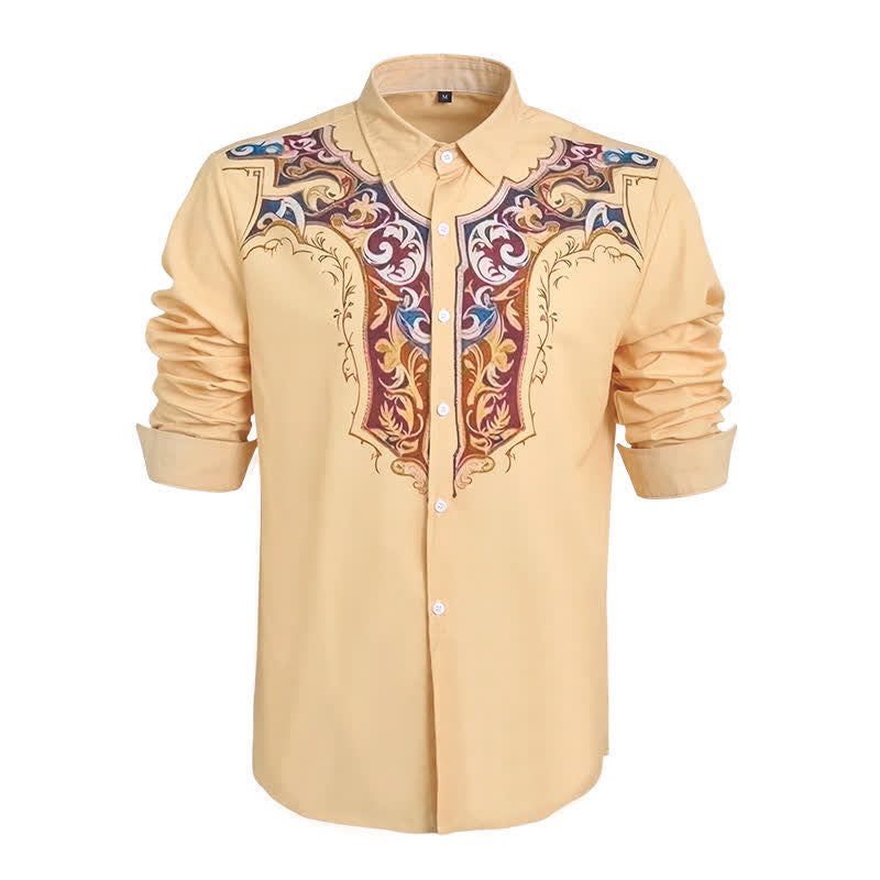 Camicia da uomo in stile cowboy tradizionale con stampa 3D - image 7