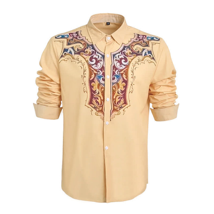 Camicia da uomo in stile cowboy tradizionale con stampa 3D - image 7