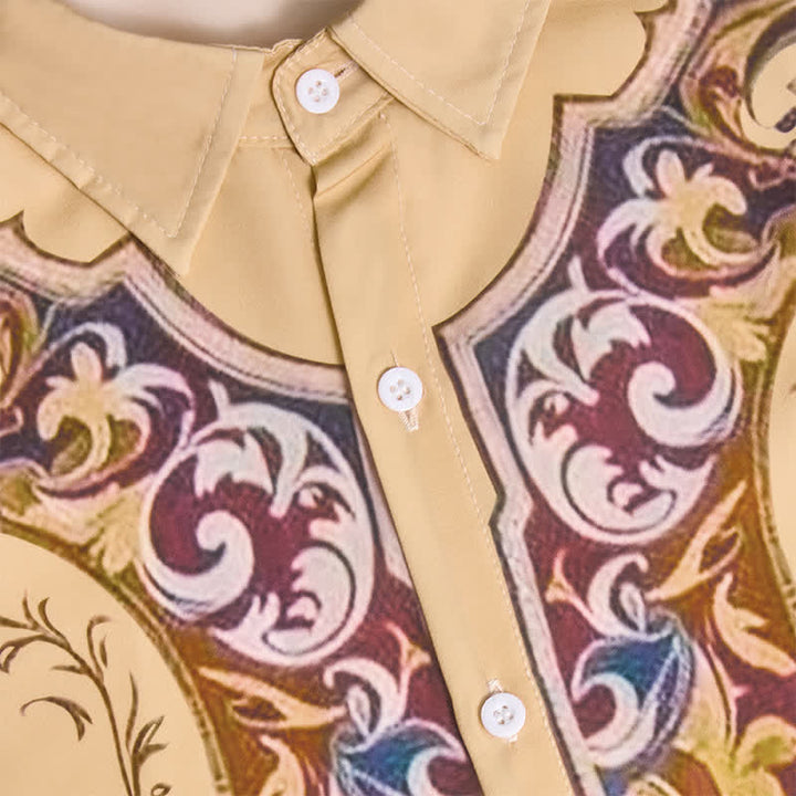 Camicia da uomo in stile cowboy tradizionale con stampa 3D - image 4