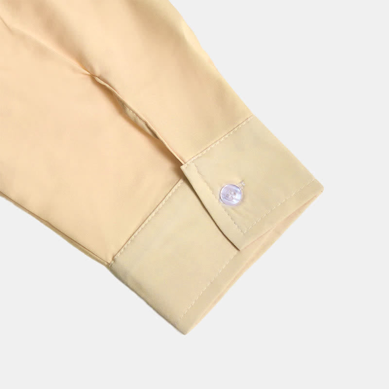 Camicia western da uomo con blocchi di colore e stampa azteca in stile sud-occidentale - image 8