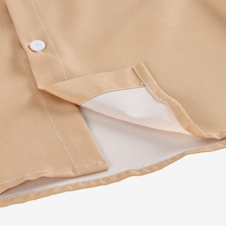 Camicia da uomo in stile western con motivo tribale di bisonti e altri animali. - image 6