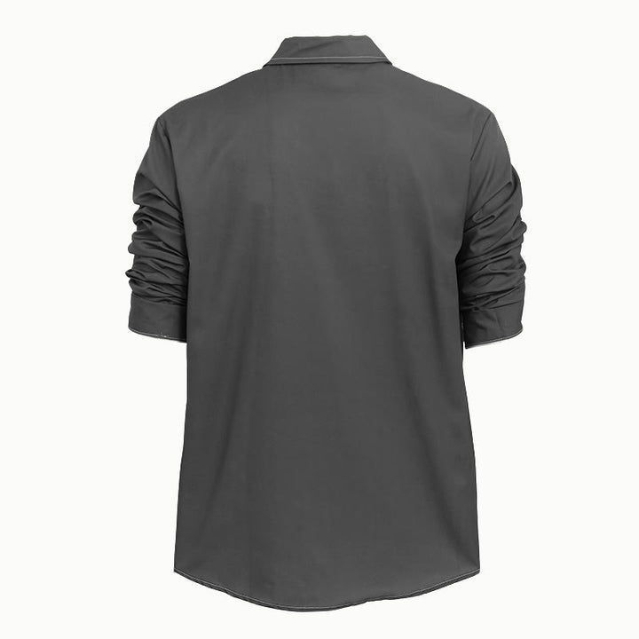 Camicia da uomo a maniche lunghe in stile retrò, elegante e sofisticata. - image 22