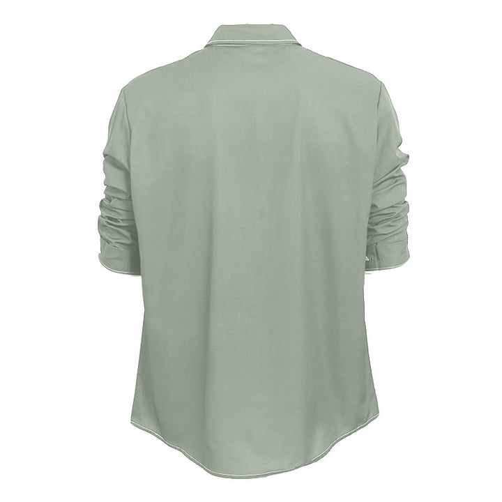 Camicia da uomo a maniche lunghe in stile retrò, elegante e sofisticata. - image 26
