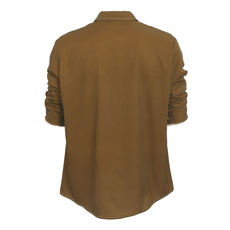 Camicia da uomo a maniche lunghe in stile retrò, elegante e sofisticata. - image 28