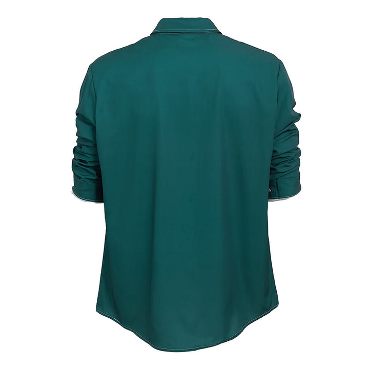 Camicia da uomo a maniche lunghe in stile retrò, elegante e sofisticata. - image 18