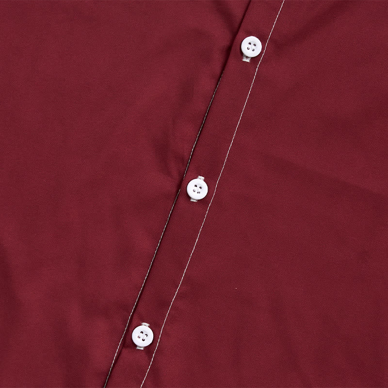 Camicia da uomo a maniche lunghe in stile retrò, elegante e sofisticata. - image 6