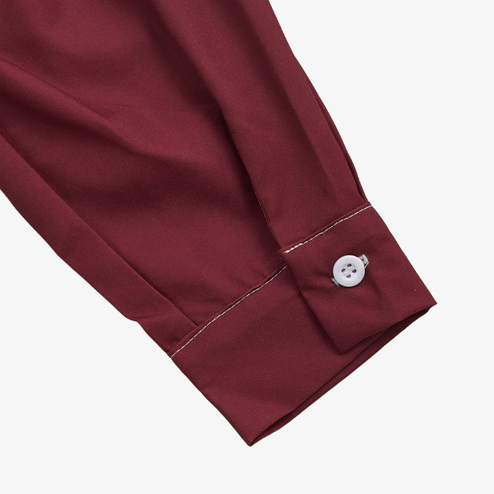 Camicia da uomo a maniche lunghe in stile retrò, elegante e sofisticata. - image 7