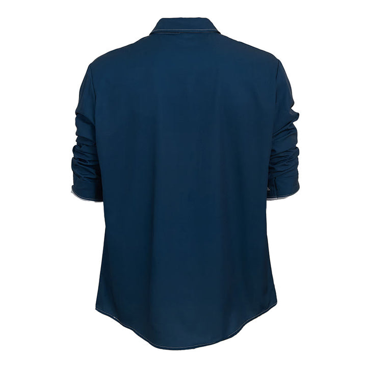 Camicia da uomo a maniche lunghe in stile retrò, elegante e sofisticata. - image 14