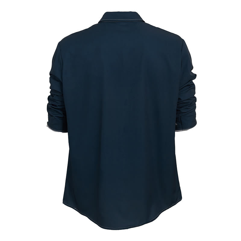 Camicia da uomo a maniche lunghe in stile retrò, elegante e sofisticata. - image 16