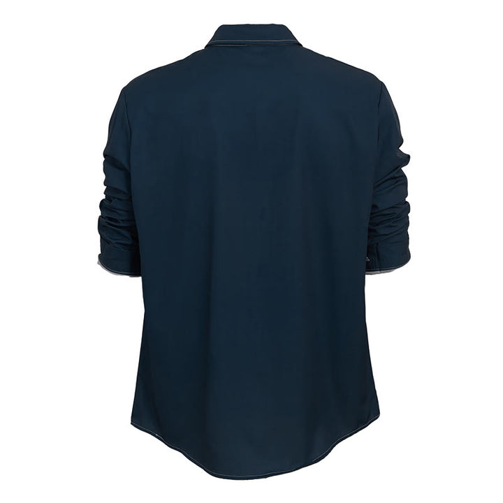 Camicia da uomo a maniche lunghe in stile retrò, elegante e sofisticata. - image 16
