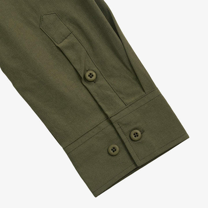 Camicia da lavoro da uomo a maniche lunghe con doppie tasche per attività all'aperto. - image 8