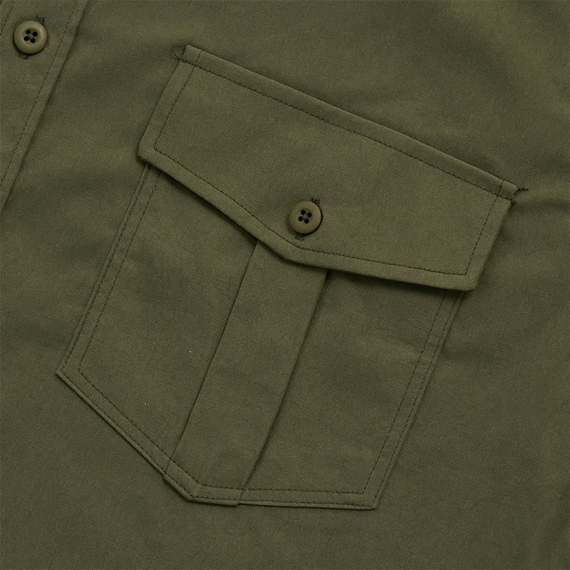 Camicia da lavoro da uomo a maniche lunghe con doppie tasche per attività all'aperto. - image 6