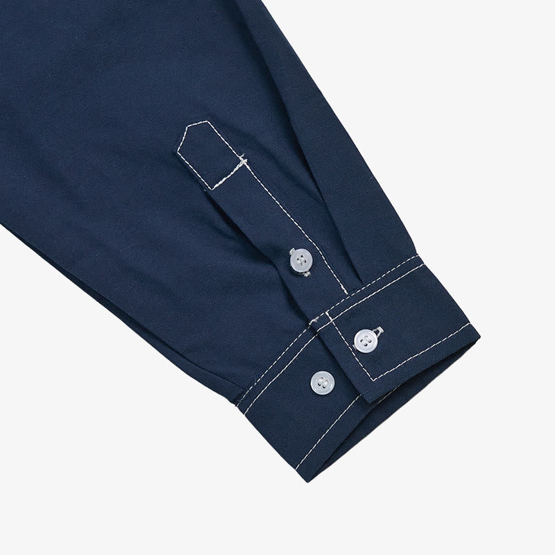 Camicia da uomo a maniche lunghe stile retrò western casual con bottoni - image 16