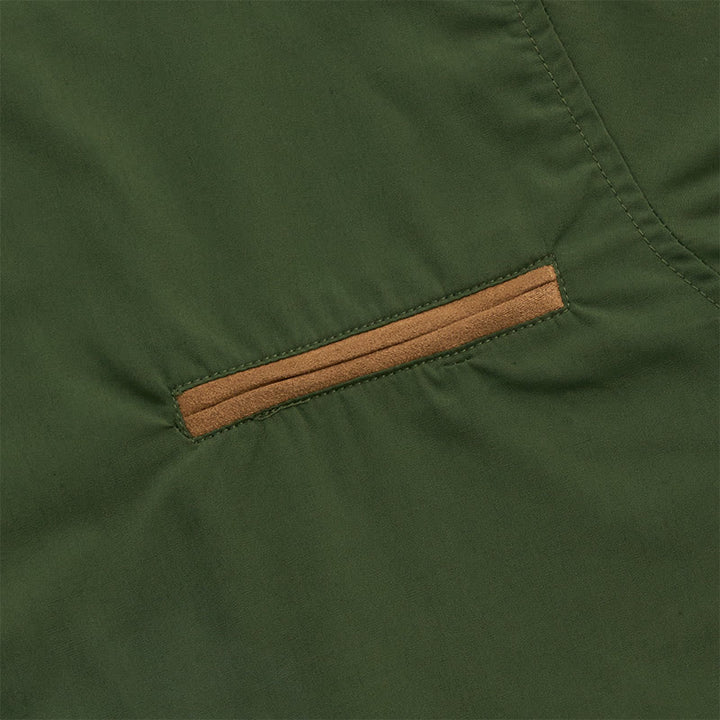 Camicia da uomo casual a maniche corte con taschino sul petto e finiture a quadri. - image 13