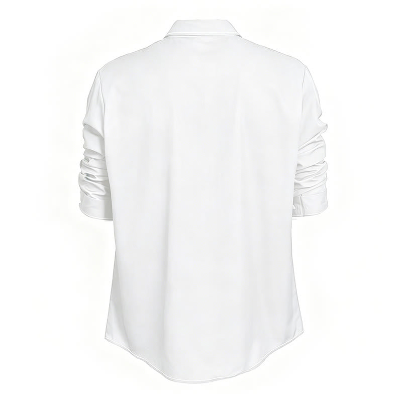 Camicia da uomo a maniche lunghe in stile retrò, elegante e sofisticata. - image 24