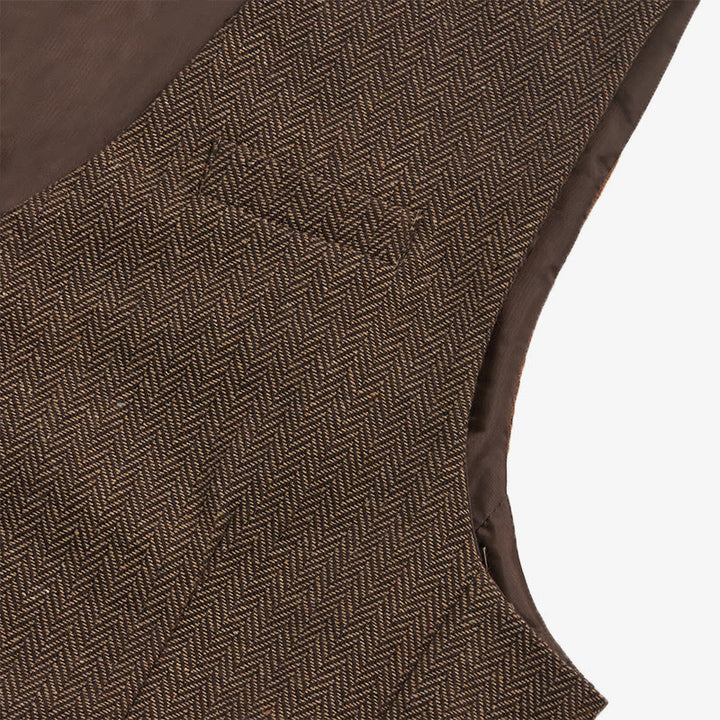 Gilet da uomo con scollo a V, vestibilità comoda, ideale per il business casual. - image 12
