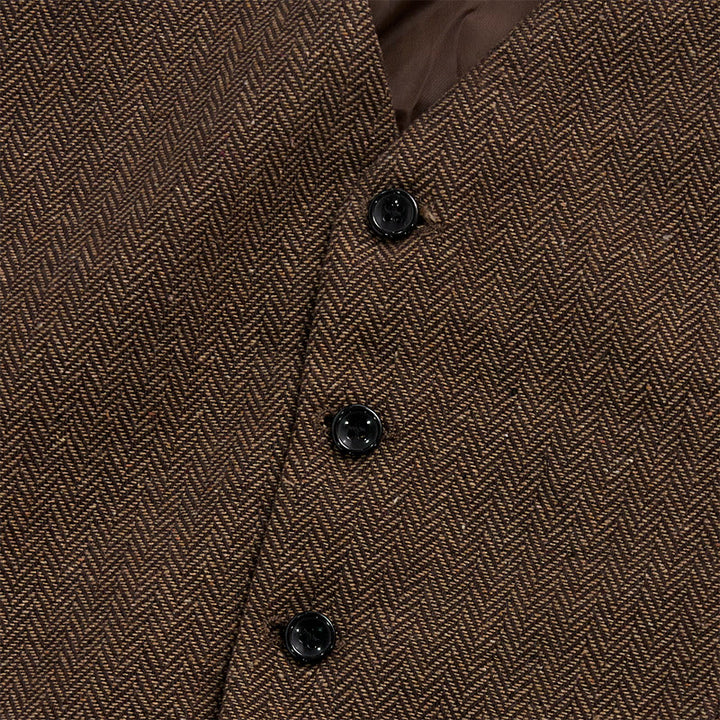 Gilet da uomo con scollo a V, vestibilità comoda, ideale per il business casual. - image 8