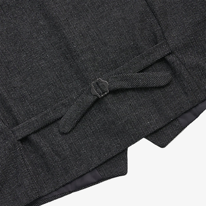 Gilet da uomo con scollo a V, vestibilità comoda, ideale per il business casual. - image 14