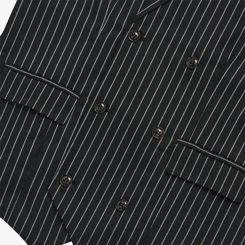 Gilet elegante da uomo a righe, vestibilità slim. - image 10