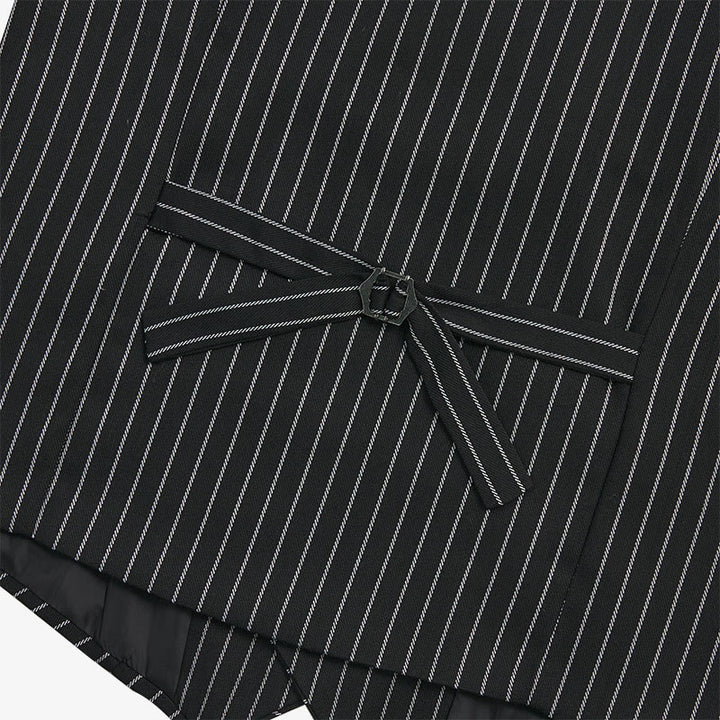Gilet elegante da uomo a righe, vestibilità slim. - image 13