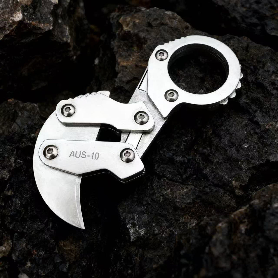Coltello pieghevole tattico tascabile a forma di artiglio, strumento EDC (Everyday Carry). - image 3